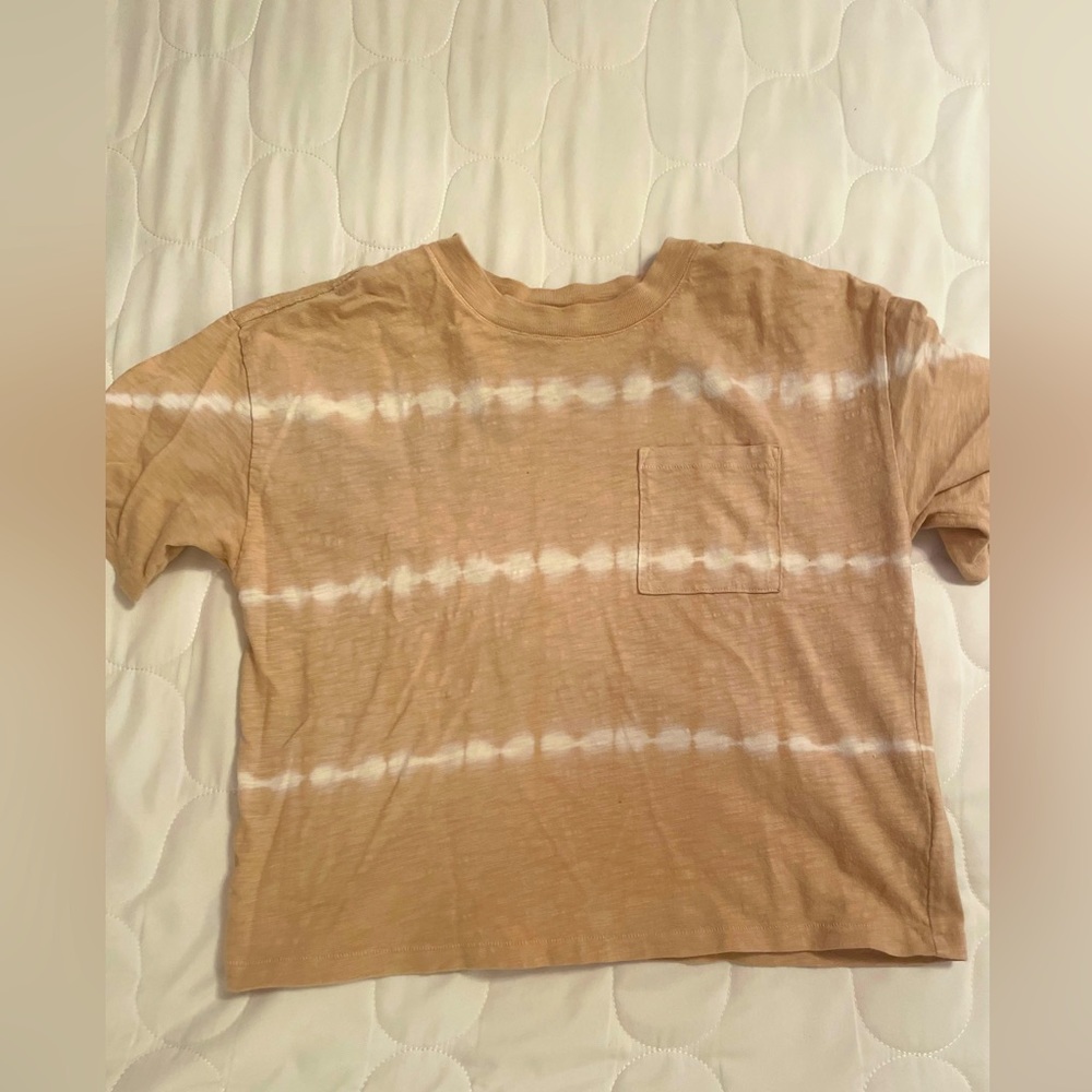 Gap Kids Tan Cropped Shirt
